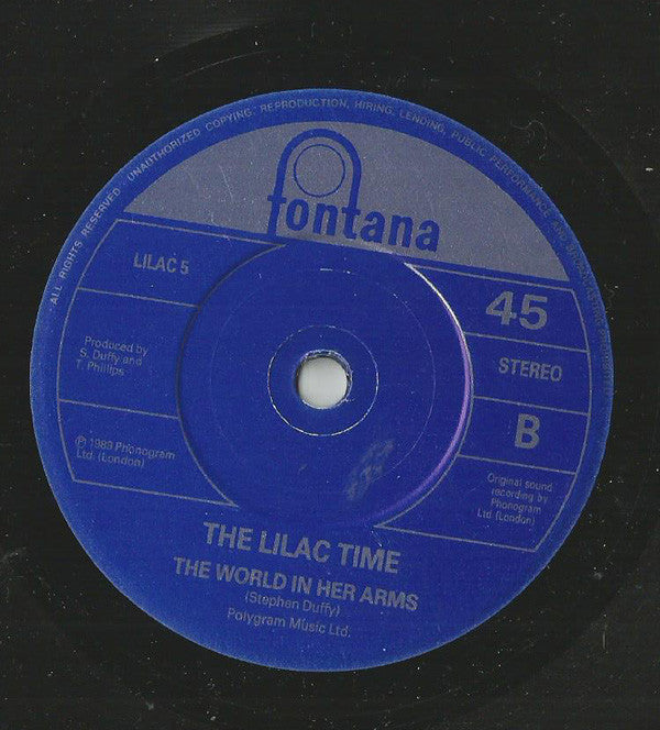 The Lilac Time : American Eyes (7", Single)
