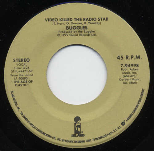 The Buggles / Pete Wingfield : Video Killed The Radio Star / Eighteen With A Bullet (7")
