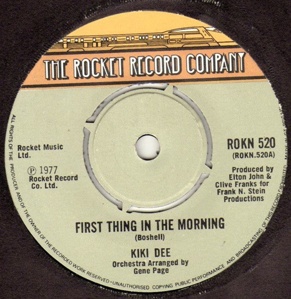 Kiki Dee : First Thing In The Morning (7", Single, 4-P)