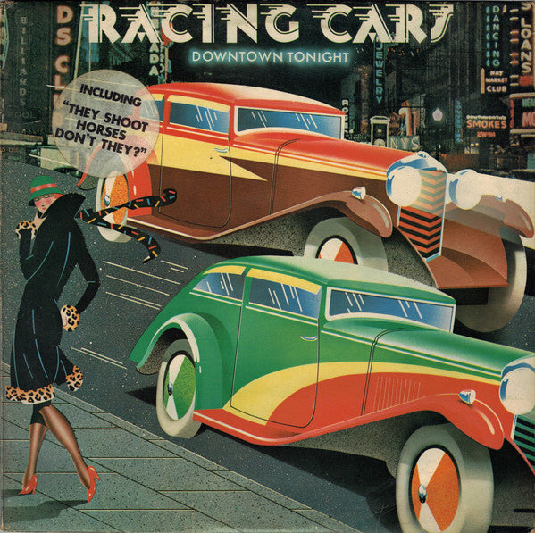 Racing Cars : Downtown Tonight (LP, Album, Isl)