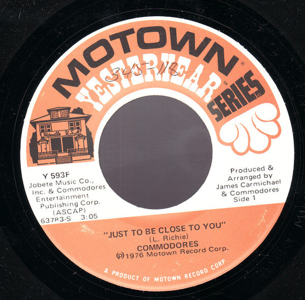 Commodores : Just To Be Close To You / Fancy Dancer (7", RE)