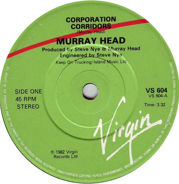 Murray Head : Corporation Corridors (7", Single)