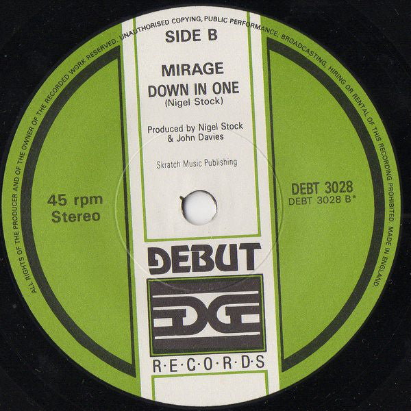 Mirage (12) : Serious Mix (7", Single)