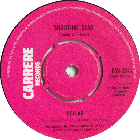 Dollar : Shooting Star (7", Single)