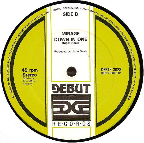Mirage (12) : Serious Mix (12")