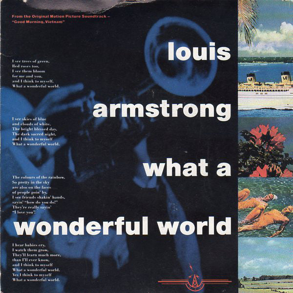 Louis Armstrong : What A Wonderful World (7")
