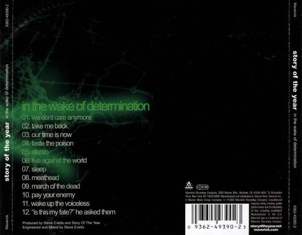 Story Of The Year : In The Wake Of Determination (CD, Album)