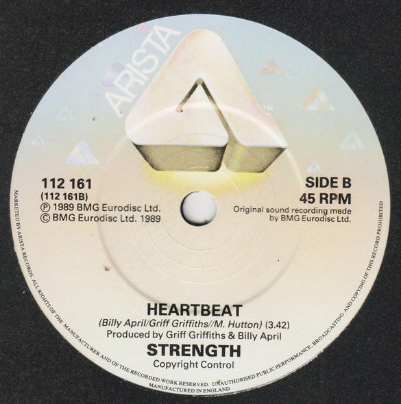 Strength (3) : Breaking Hearts (7", Single)