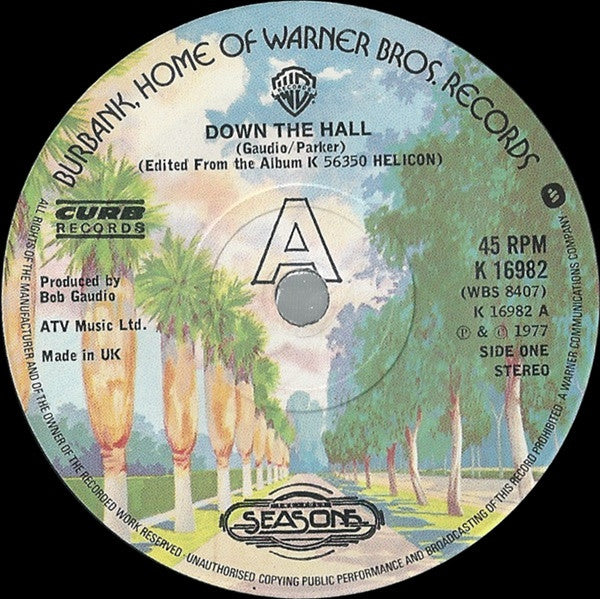 The Four Seasons : Down The Hall (7", Single)