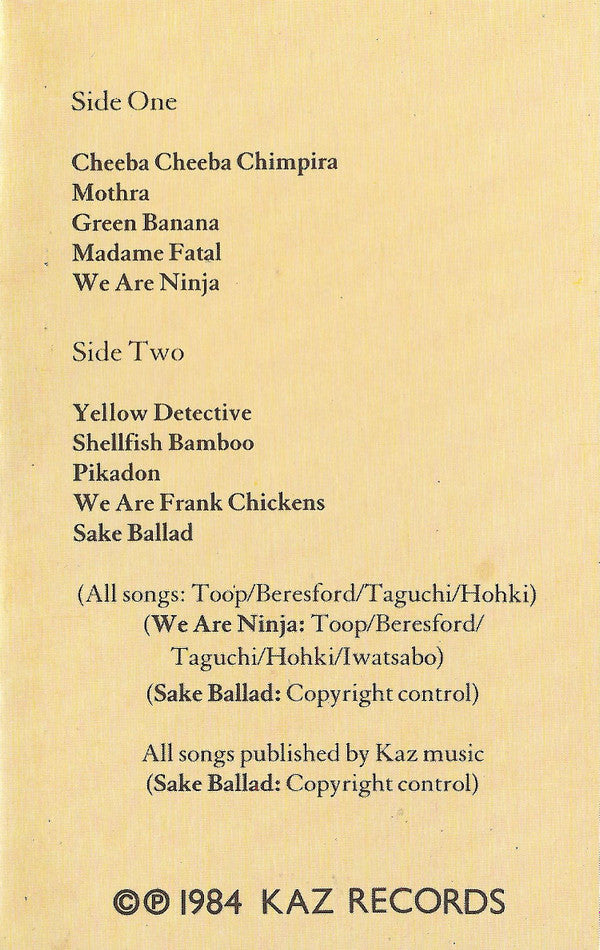 Frank Chickens : We Are Frank Chickens (Cass, Album)