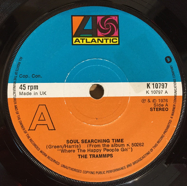 The Trammps : Soul Searching Time  (7", Single, Sol)