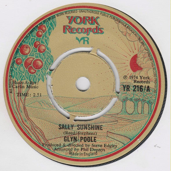 Glyn Poole (2) : Sally Sunshine (7", Single, 4-P)