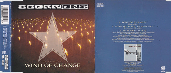 Scorpions : Wind Of Change (CD, Single)