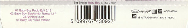 Big Brovaz : Baby Boy (CD, Single, Enh, CD1)