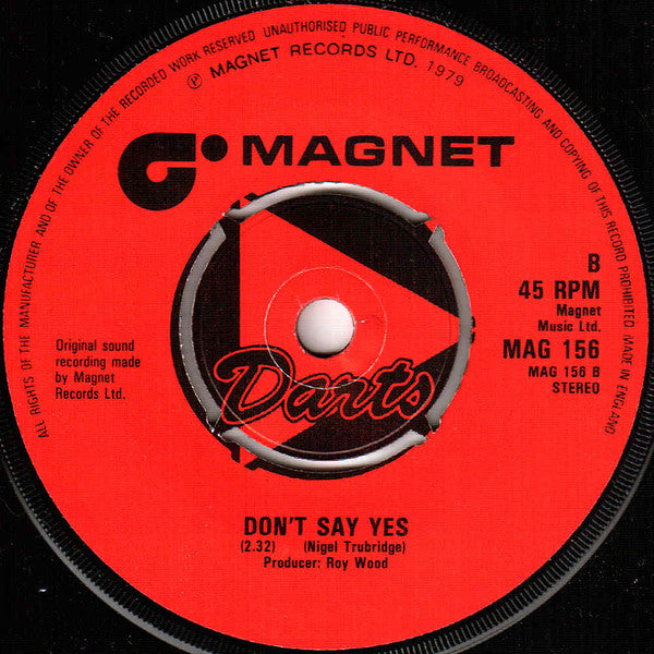 Darts : Can't Get Enough Of Your Love (7", Single)