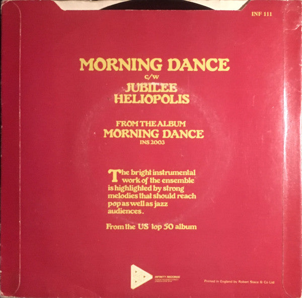 Spyro Gyra : Morning Dance (7", Single)
