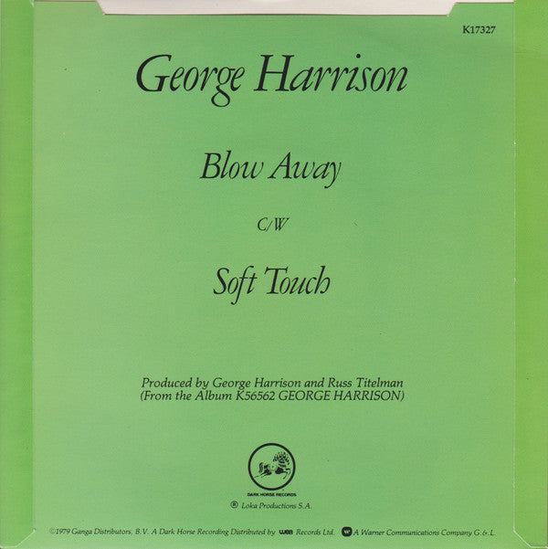 George Harrison : Blow Away (7", Single)