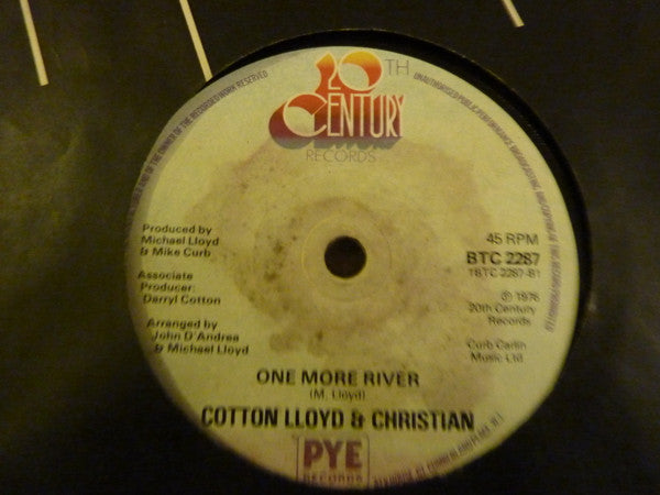 Cotton, Lloyd & Christian : Crying In The Rain (7", Single, Promo)