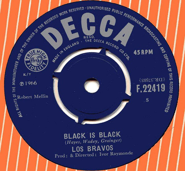 Los Bravos : Black Is Black (7", Single)