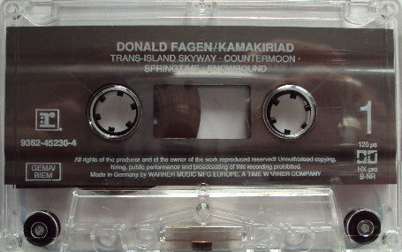 Donald Fagen : Kamakiriad (Cass, Album)