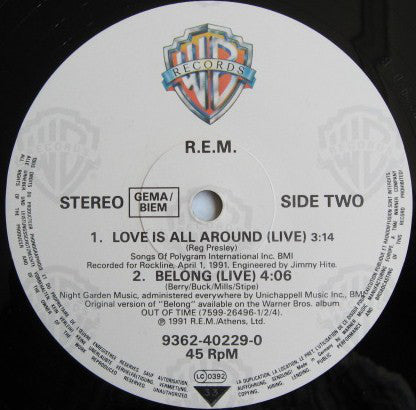 R.E.M. : Radio Song (12", Single)