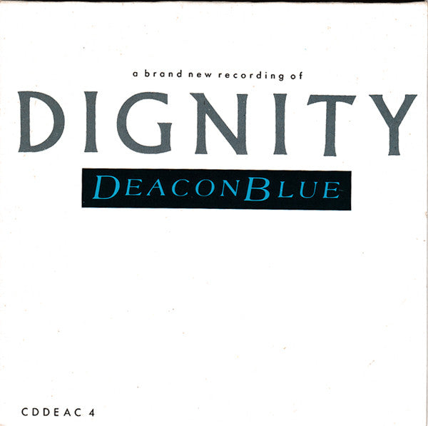 Deacon Blue : Dignity (CD, Single)