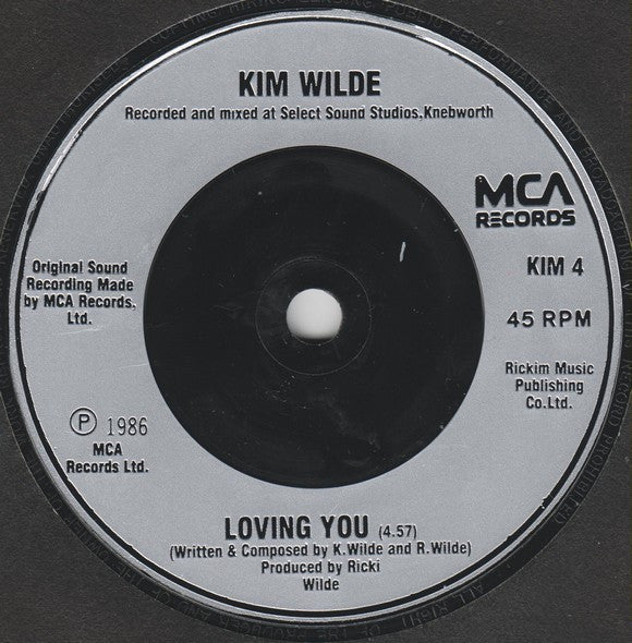 Kim Wilde : You Keep Me Hangin' On (7", Single, Sil)