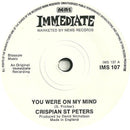 Crispian St. Peters / Traxter (3) : You Were On My Mind / Glandular Fever (7", Single, RE, Sol)