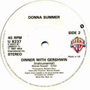 Donna Summer : Dinner With Gershwin (7", Single, Pap)