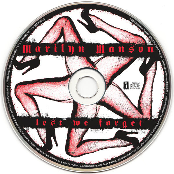 Marilyn Manson : Lest We Forget - The Best Of (CD + DVD-V, PAL + Comp, S/Edition)