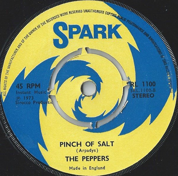 The Peppers : Pepper Box (7", Single, Blu)