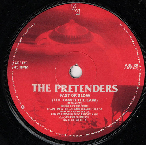 The Pretenders : 2000 Miles (7", Single)