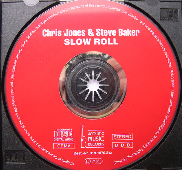 Steve Baker (5) & Chris Jones (18) : Slow Roll (CD, Album)