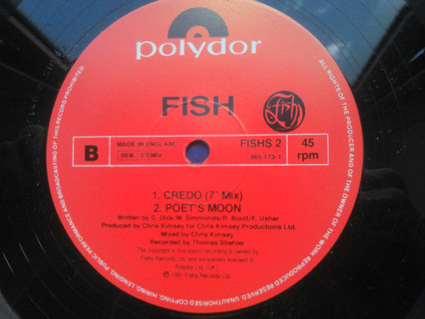 Fish : Credo (Box + 12", Single, Ltd, Num, Pos)