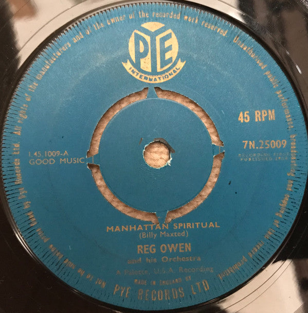 Reg Owen And His Orchestra : Manhattan Spiritual (7", Single)