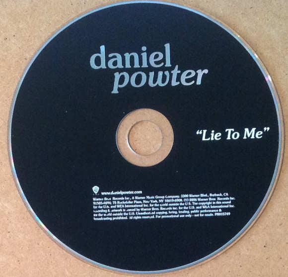Daniel Powter : Lie To Me (CD, Single, Promo)