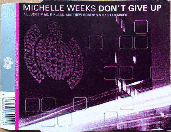 Michelle Weeks : Don't Give Up (CD, Single)