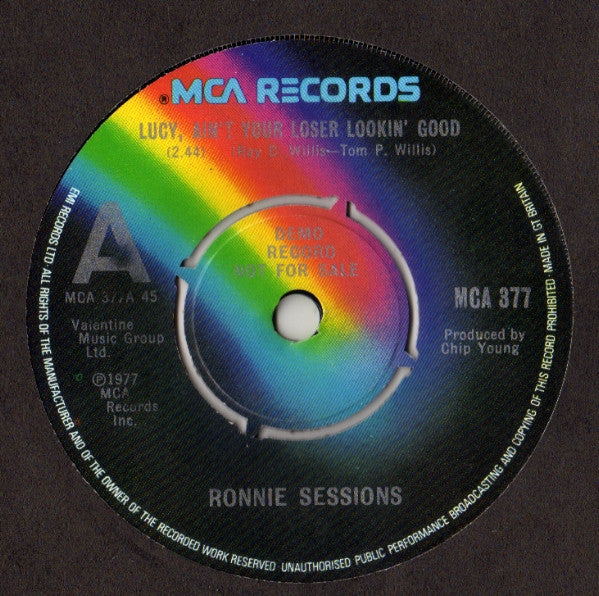 Ronnie Sessions : Lucy, Ain't Your Loser Lookin' Good (7", Promo)