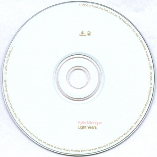 Kylie Minogue : Light Years (CD, Album, EMI)