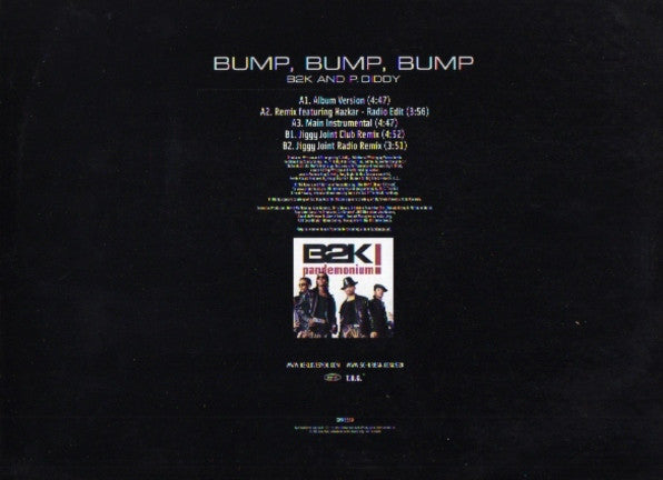 B2K : Bump, Bump, Bump (12", Promo)