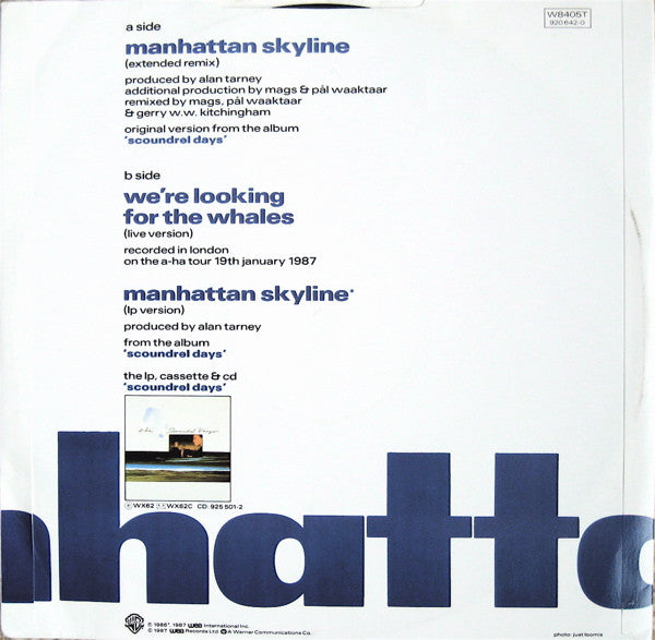 a-ha : Manhattan Skyline (Extended Remix) (12", Single)