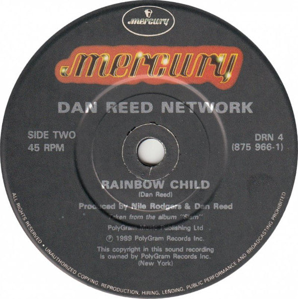 Dan Reed Network : Stardate 1990  /  Rainbow Child (7", Single)