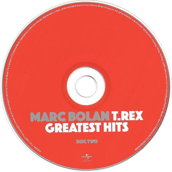 Marc Bolan / T. Rex : Greatest Hits (2xCD, Comp)
