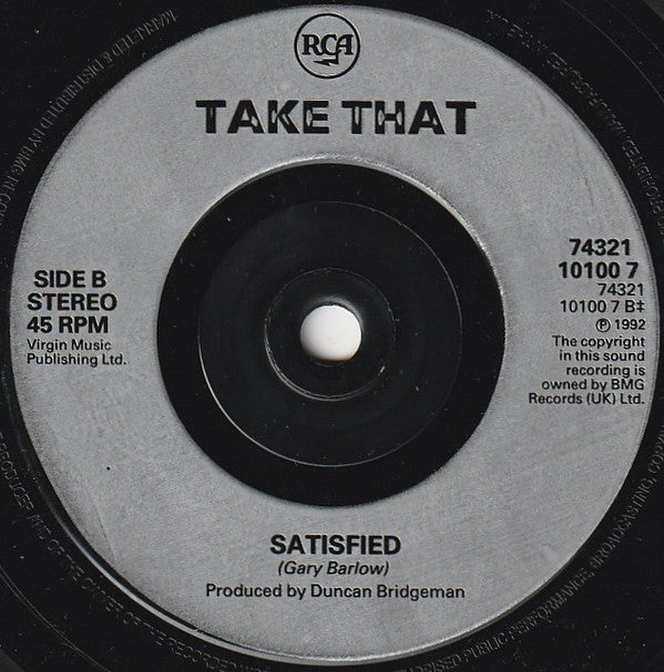 Take That : It Only Takes A Minute (7", Single)