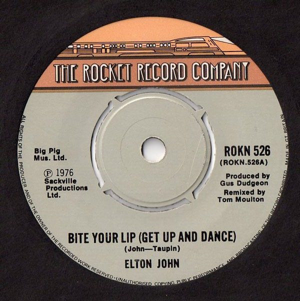 Elton John / Kiki Dee : Bite Your Lip (Get Up And Dance) (7", Single)
