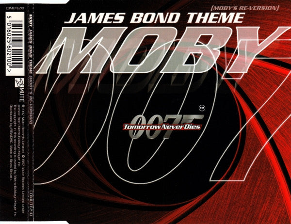 Moby : James Bond Theme (Moby's Re-Version) (CD, Single, M/Print)