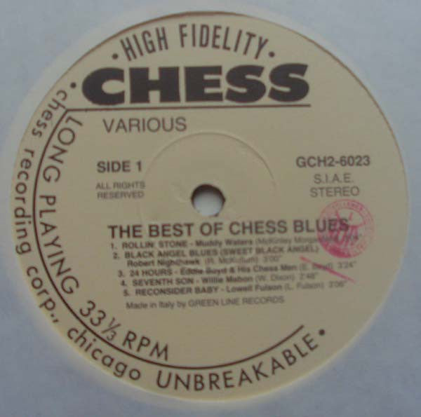 Various : The Best Of Chess Blues (2xLP, Comp)