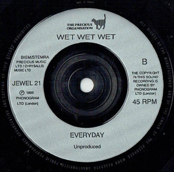 Wet Wet Wet : Shed A Tear (7", Single)