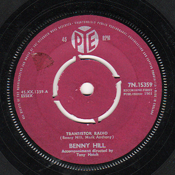 Benny Hill : Transistor Radio (7", Single)