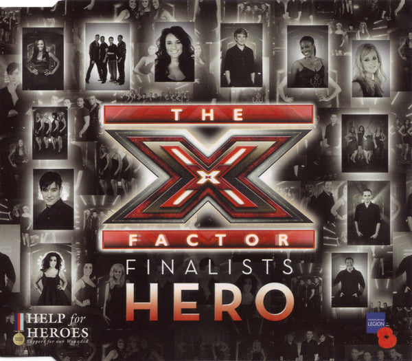X Factor Finalists 2008 : Hero (CD, Single, DAD)